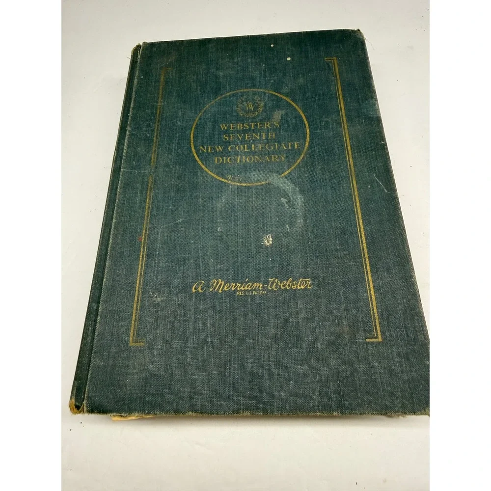 Vintage Websters Seventh New Collegiate Dictionary Hardcover 1970 Merriam Co